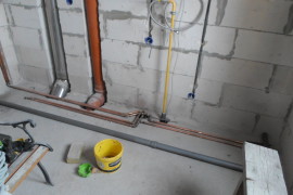 Вывод труб на второй этаж